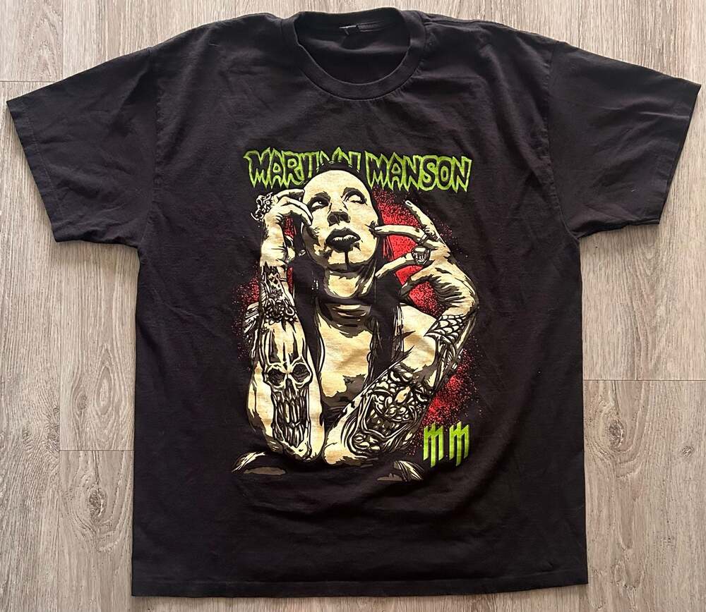 Marilyn Manson Graphic Portrait T-Shirt
